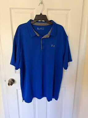 Mens Under Armour Loose Fit Heatgear Polo